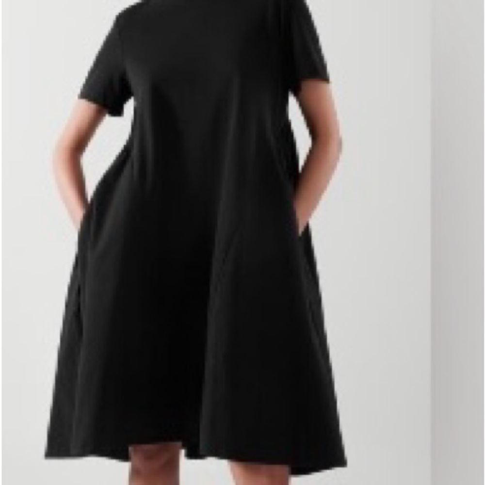 COS Black short Sleeve Dress - Picture 3 of 5
